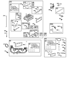 Part Location Diagram of 595627 Briggs and Stratton Carburetor